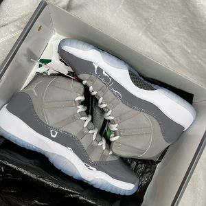 Grey Air Jordan’s retro 11